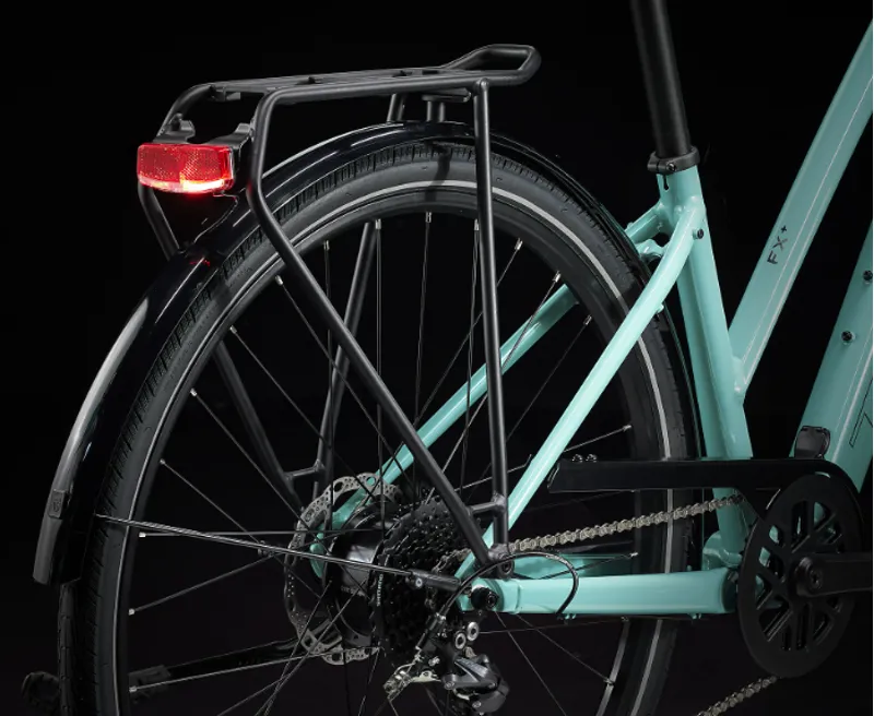 Trek FX+ 2 Stagger Electric Hybrid Bike 2025 in Blue Sage-7